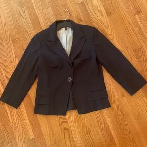CAbi vintage Black Bossy Blazer (style 230).  Peplum style.  Lightweight.